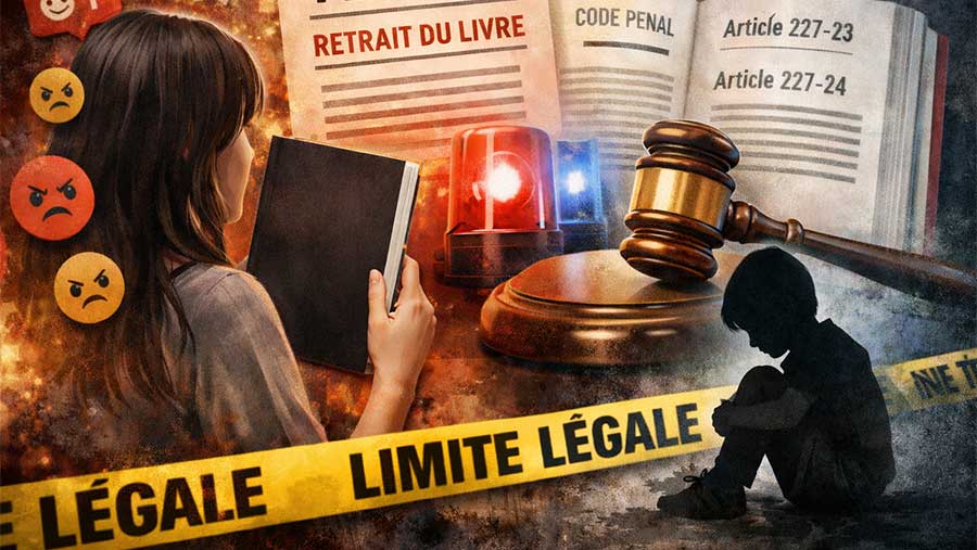 Dark romance et mineurs - polémique Corps à coeur et limites juridiques