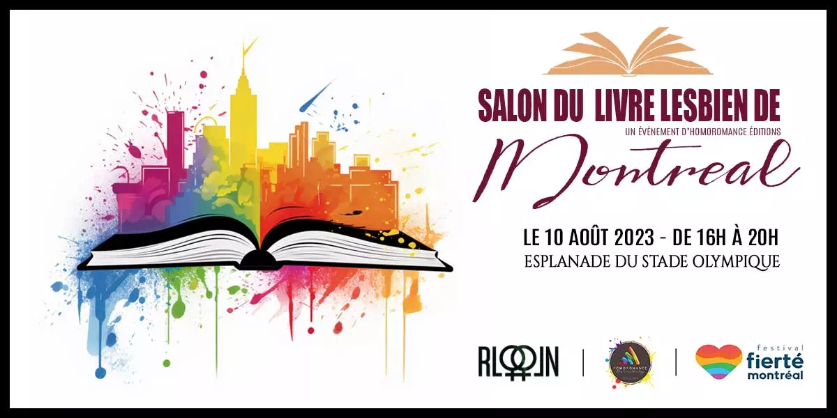 Salon du Livre Lesbien de Montréal en partenariat avec le RLQ et Fierté Montréal - édition 2023