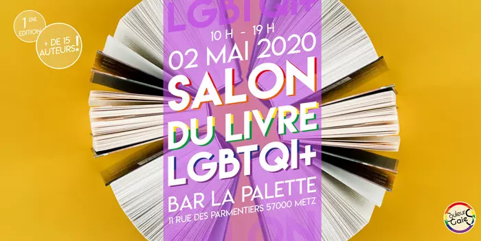 1er Salon du livre LGBTQ+ de Metz pour faire le plein de roman lesbiens et gays