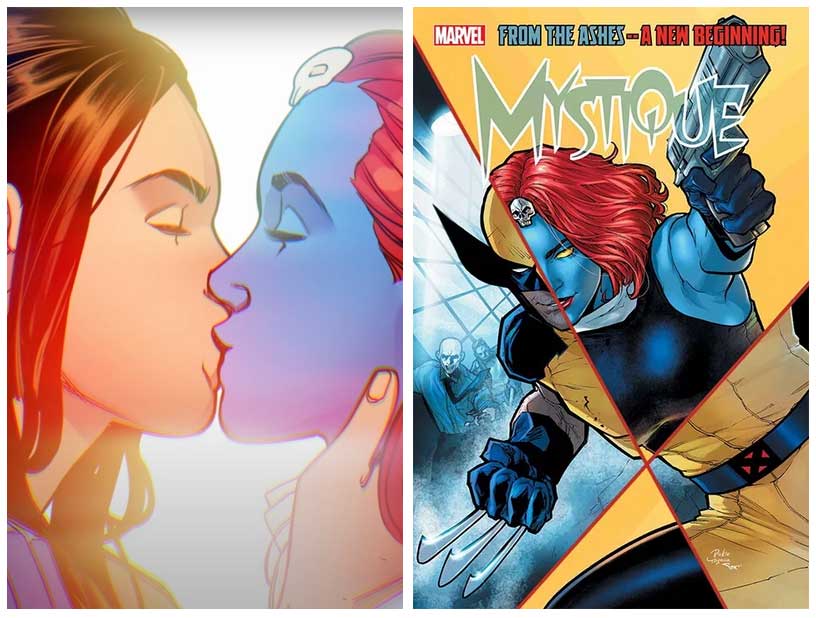 Mystique Raven Darkhölme mutante lesbienne des X-Men dans les comics Marvel