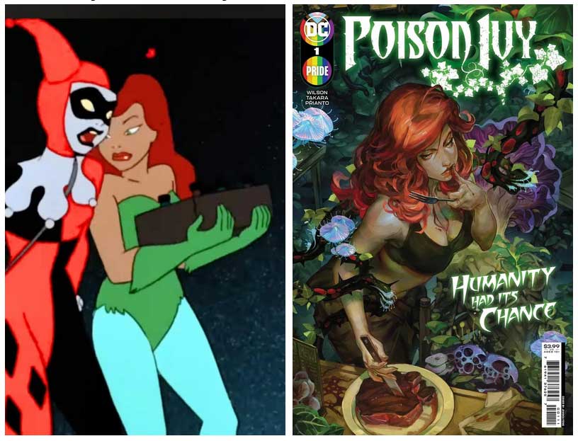 Poison Ivy Pamela Isley anti-héroïne queer des comics DC contrôlant les plantes