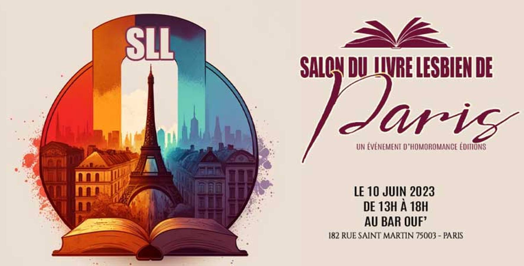 Salon du livre lesbien de Paris, le 10 juin 2023