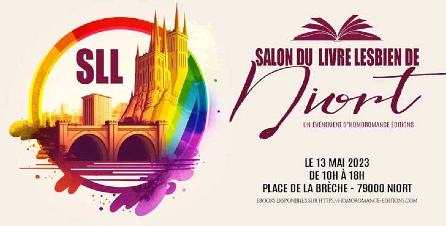 Salon du livre lesbien de Niort, le 13 mai 2023