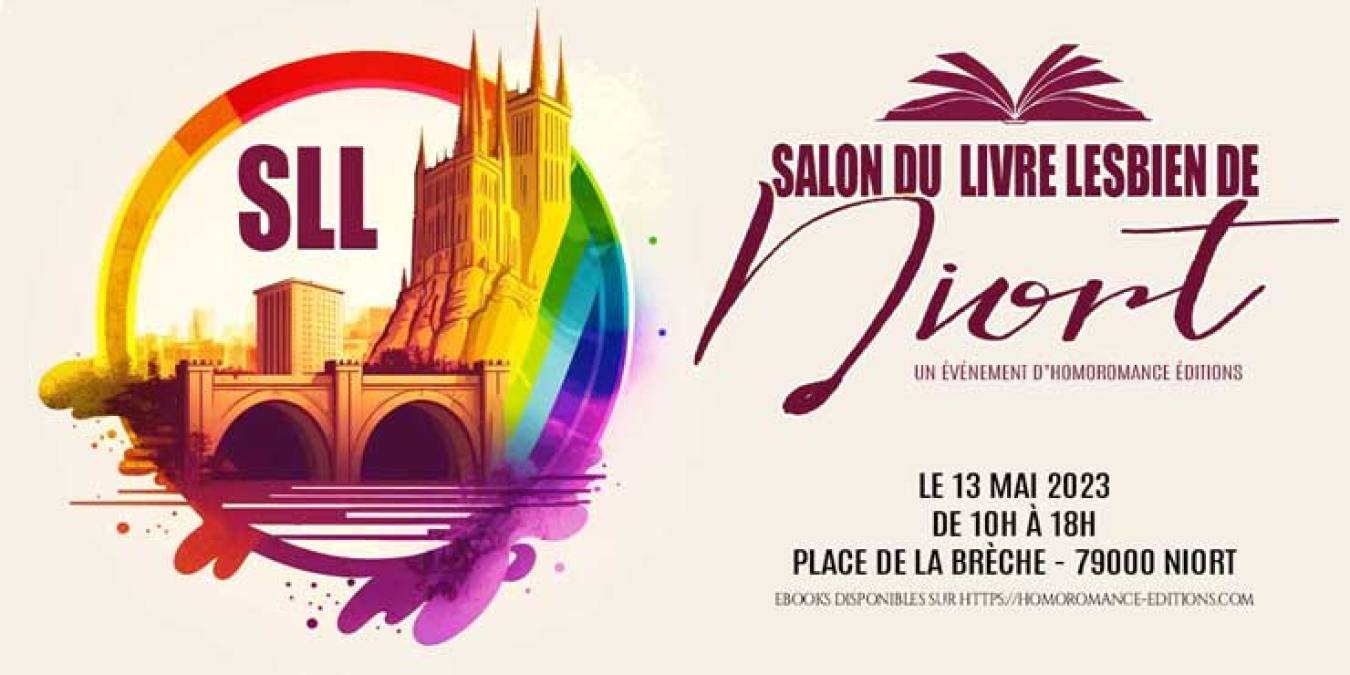 Salon du livre lesbien de Niort, le 13 mai 2023