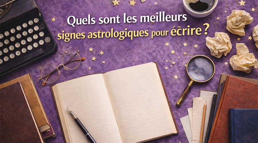 Signes astrologiques des écrivaines et écrivains célèbres et leur style d'écriture