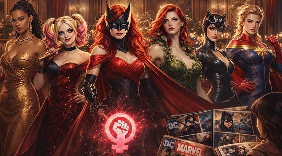 Lesbiennes bandes dessinées comics super-héroïnes iconiques DC et Marvel