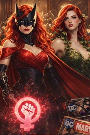 Lesbiennes bandes dessinées comics super-héroïnes iconiques DC et Marvel