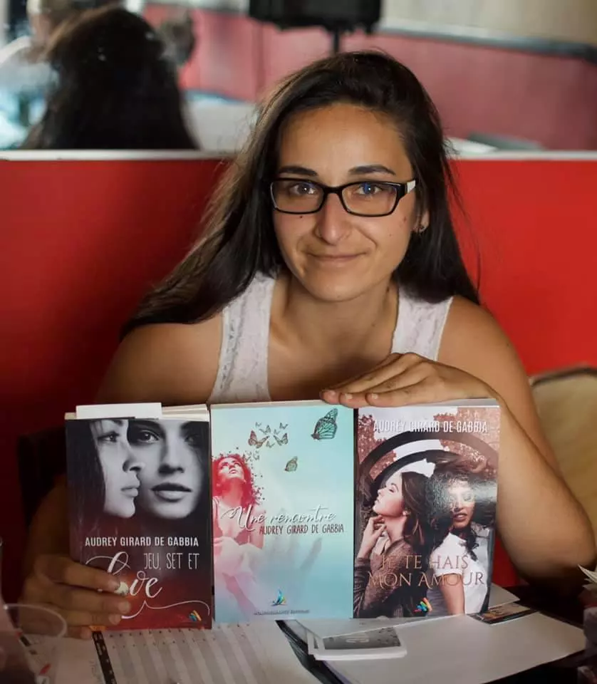 Audrey Girard de Gabbia, salon du livre lesbien