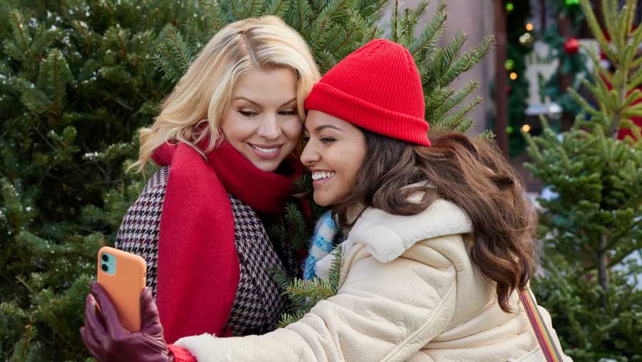 Voir, regarder films lesbiens de noel : Friends &amp; Family Christmas